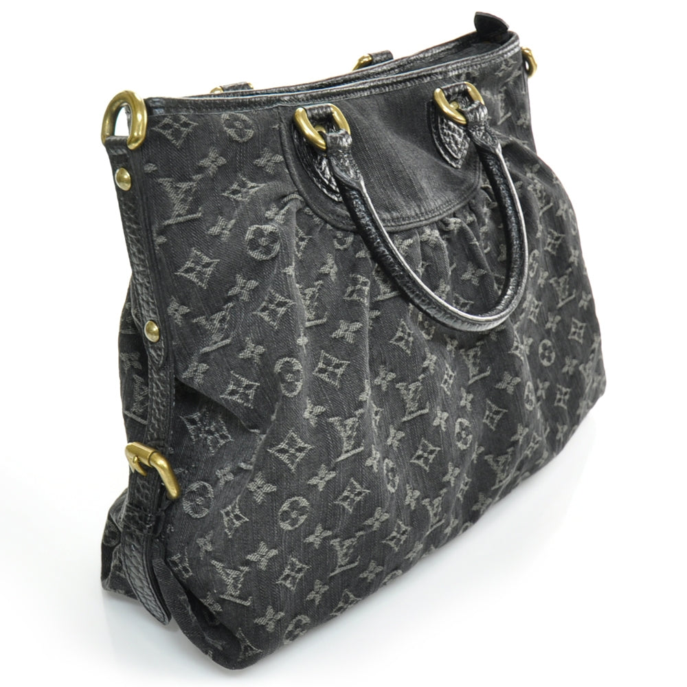 Louis Vuitton Denim Neo Cabby GM Black 3 of 9