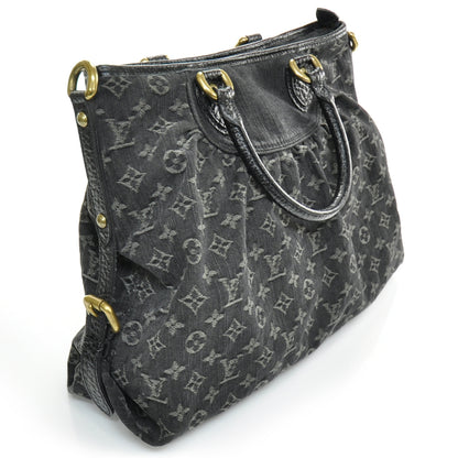 Louis Vuitton Denim Neo Cabby GM Black 3 of 9