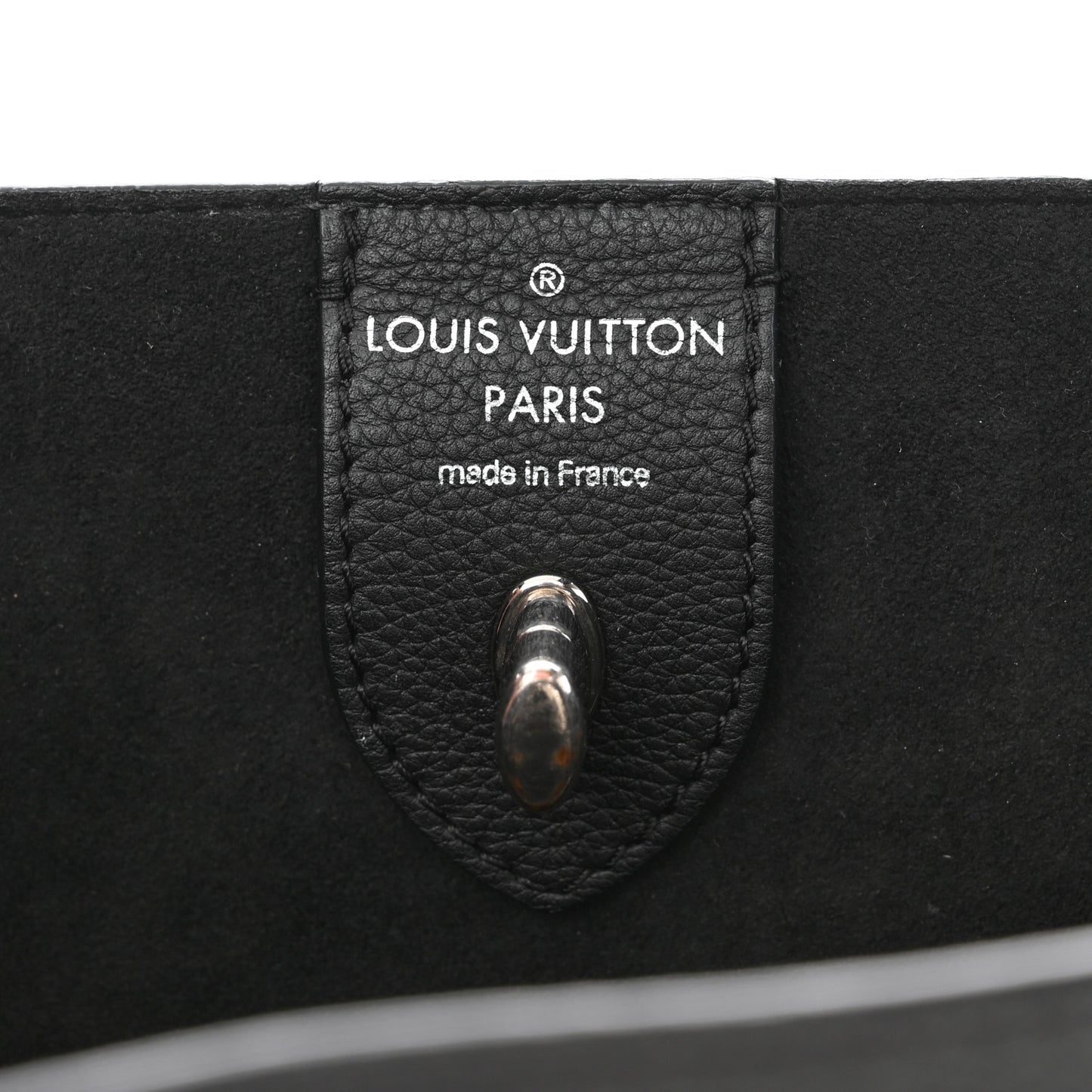 Calfskin Lockme Cabas Black