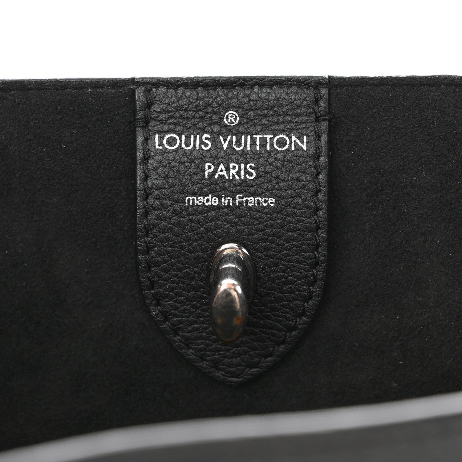 Louis Vuitton Calfskin Lockme Cabas Black 6 of 19