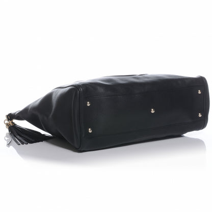 Gucci Pebbled Calfskin Large Soho Top Handle Bag Black 4 of 8