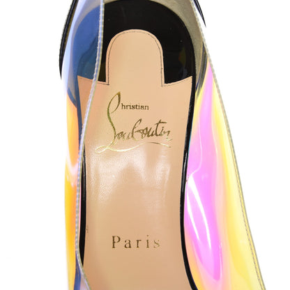 Christian Louboutin Debout Disco PVC Hologram 100 Pumps 38 Black Multicolor 7 of 7