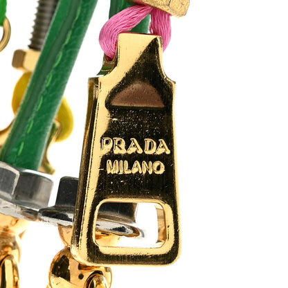 Prada Metal Lambskin Robot Bag Charm Multicolor 3 of 4