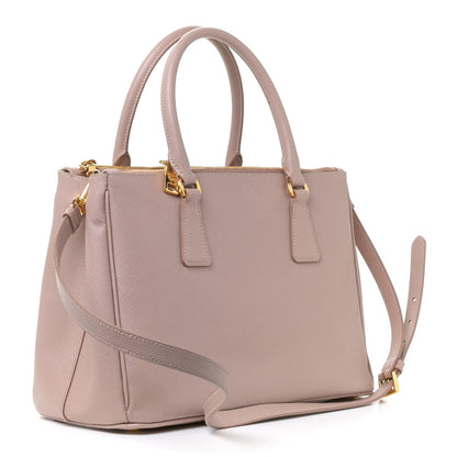 Prada Saffiano Small Galleria Double Zip Tote Cammeo 2 of 8