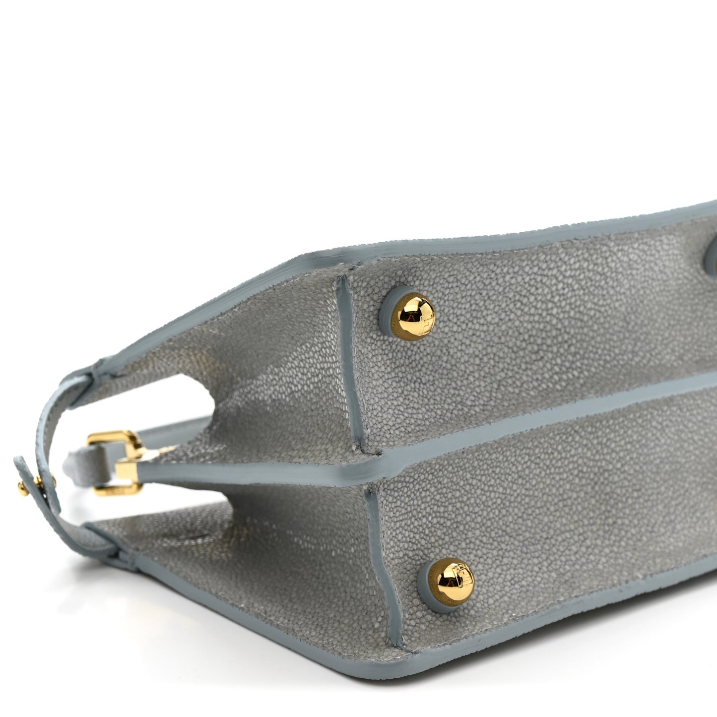 Stingray Shiny Nappa Petite Peekaboo I SEE U Satchel Anice