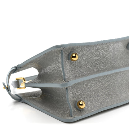 Fendi Stingray Shiny Nappa Petite Peekaboo I SEE U Satchel Anice 11 of 15