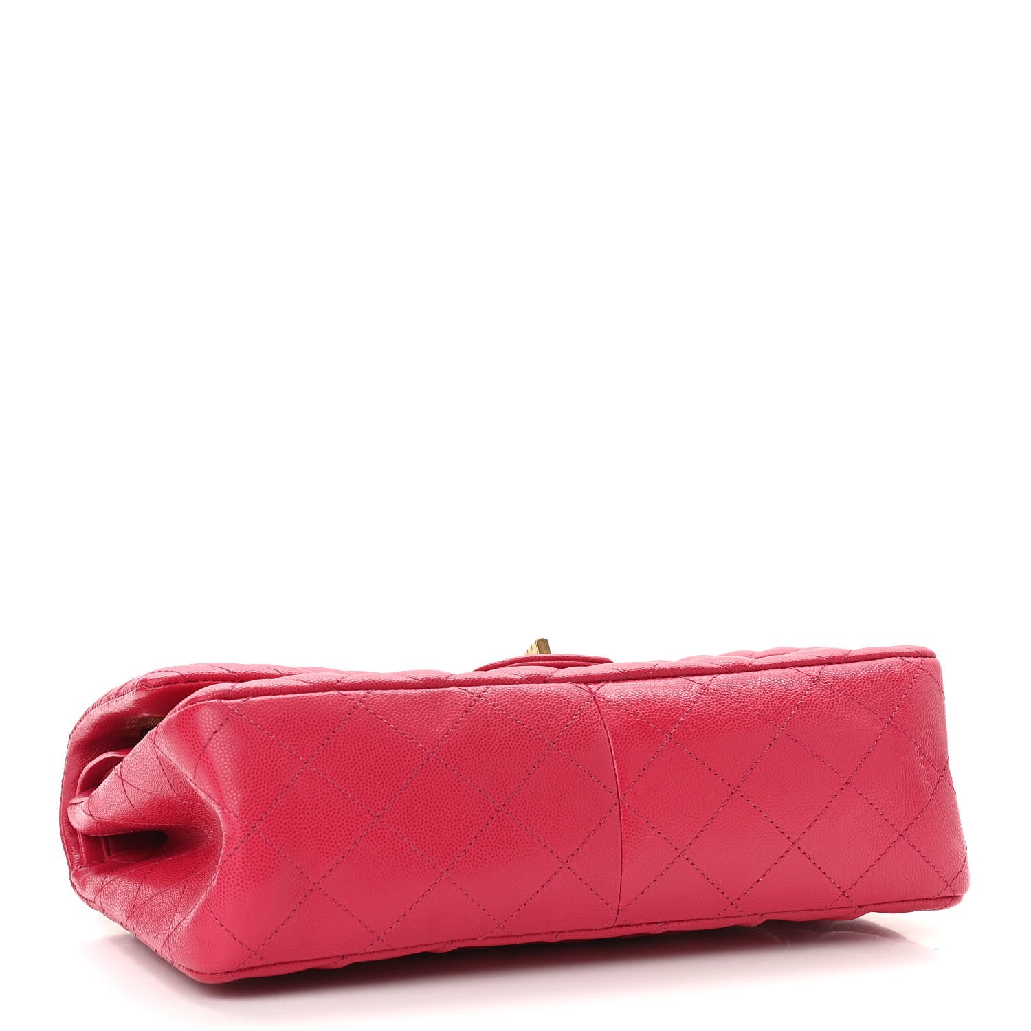 Chanel Caviar Chevron Quilted 2.55 Reissue 226 Flap Fuchsia 4 of 11