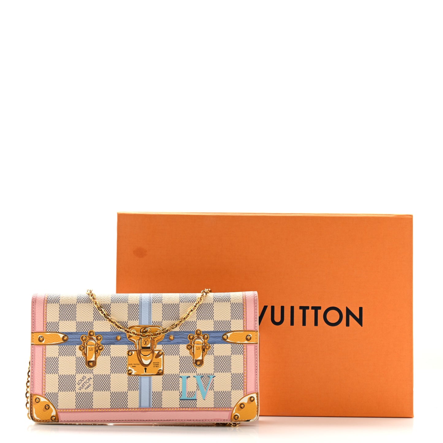 Damier Azur Summer Trunks Pochette Weekend