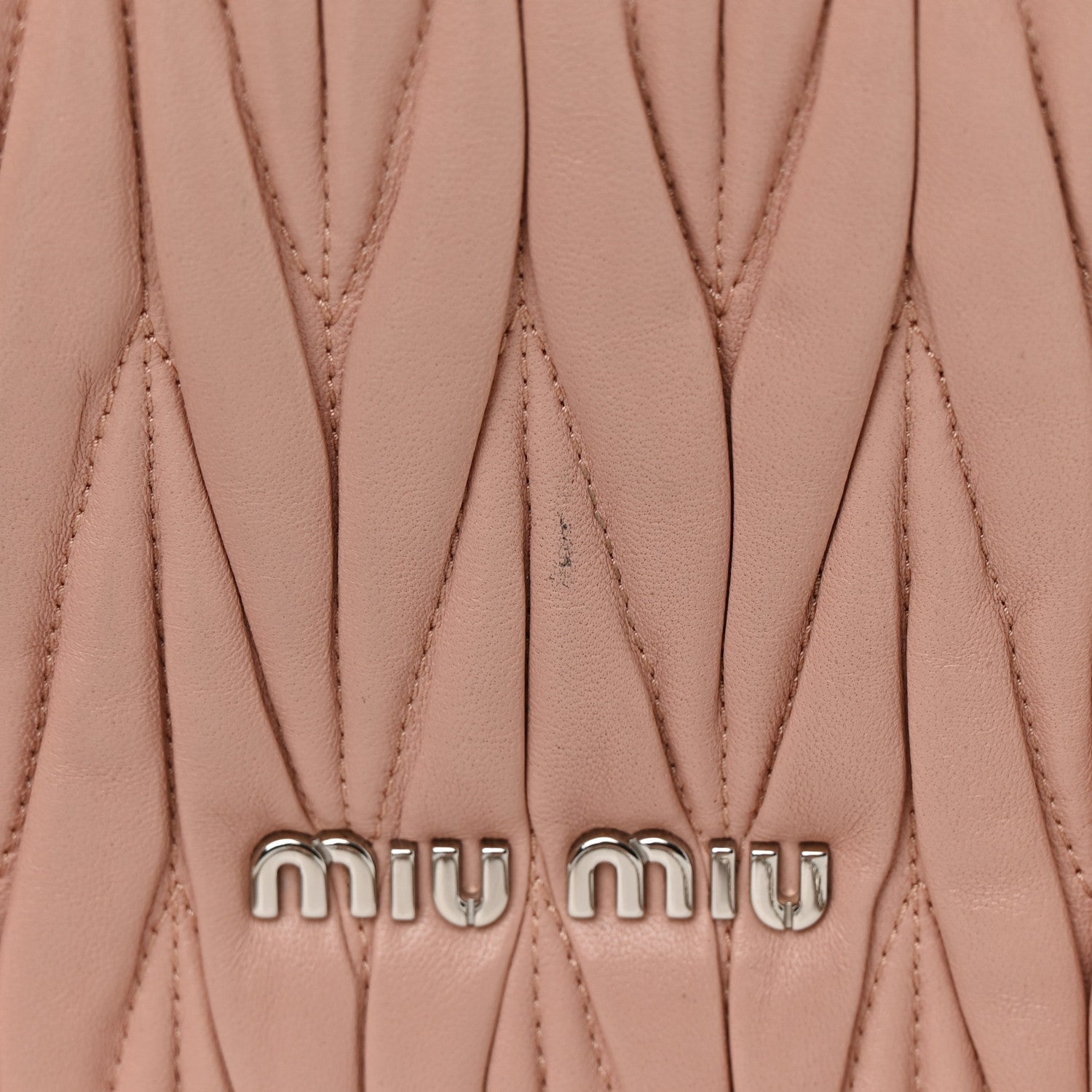 Miu Miu Nappa Matelasse Chain Flap Shoulder Bag Orchidea 19 of 19