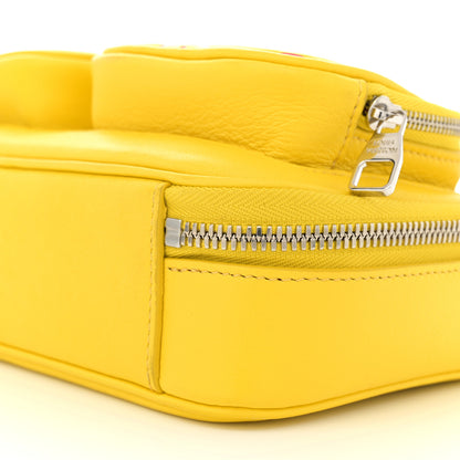 Louis Vuitton Calfskin Embossed Monogram Vuittamins Utility Crossbody Yellow 9 of 10