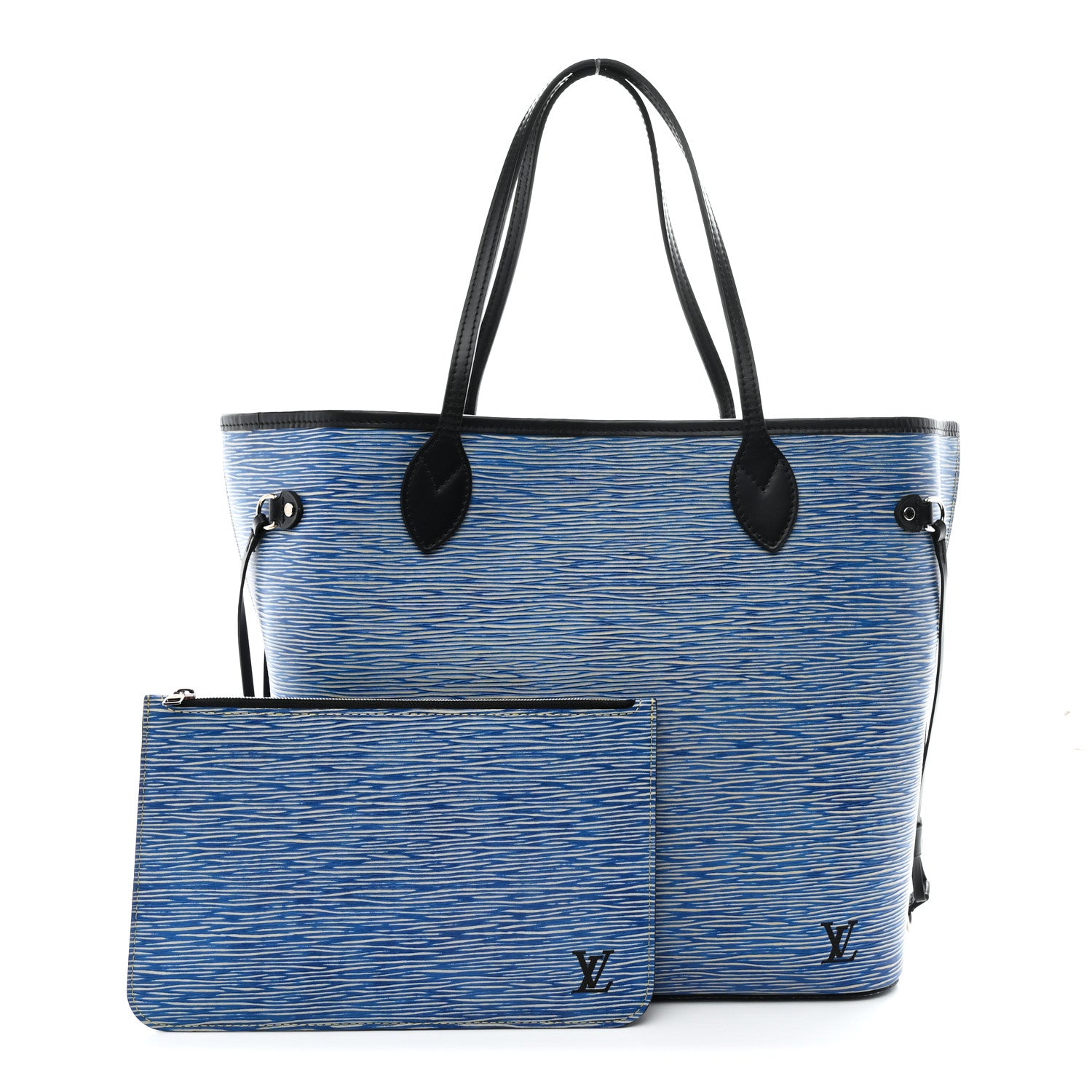 Louis Vuitton Epi Neverfull MM Denim Light 5 of 21