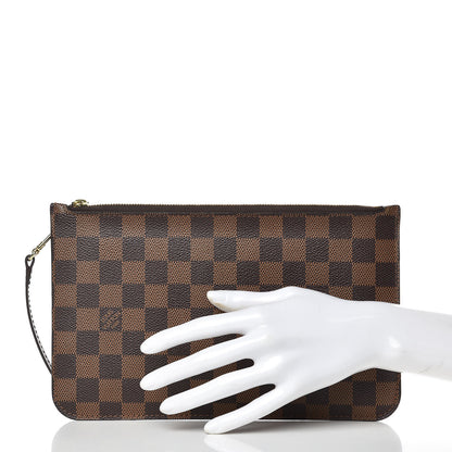 Louis Vuitton Damier Ebene Neverfull MM GM Pochette 2 of 6