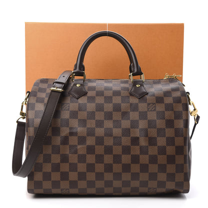 Louis Vuitton Damier Ebene Speedy Bandouliere 30 10 of 10