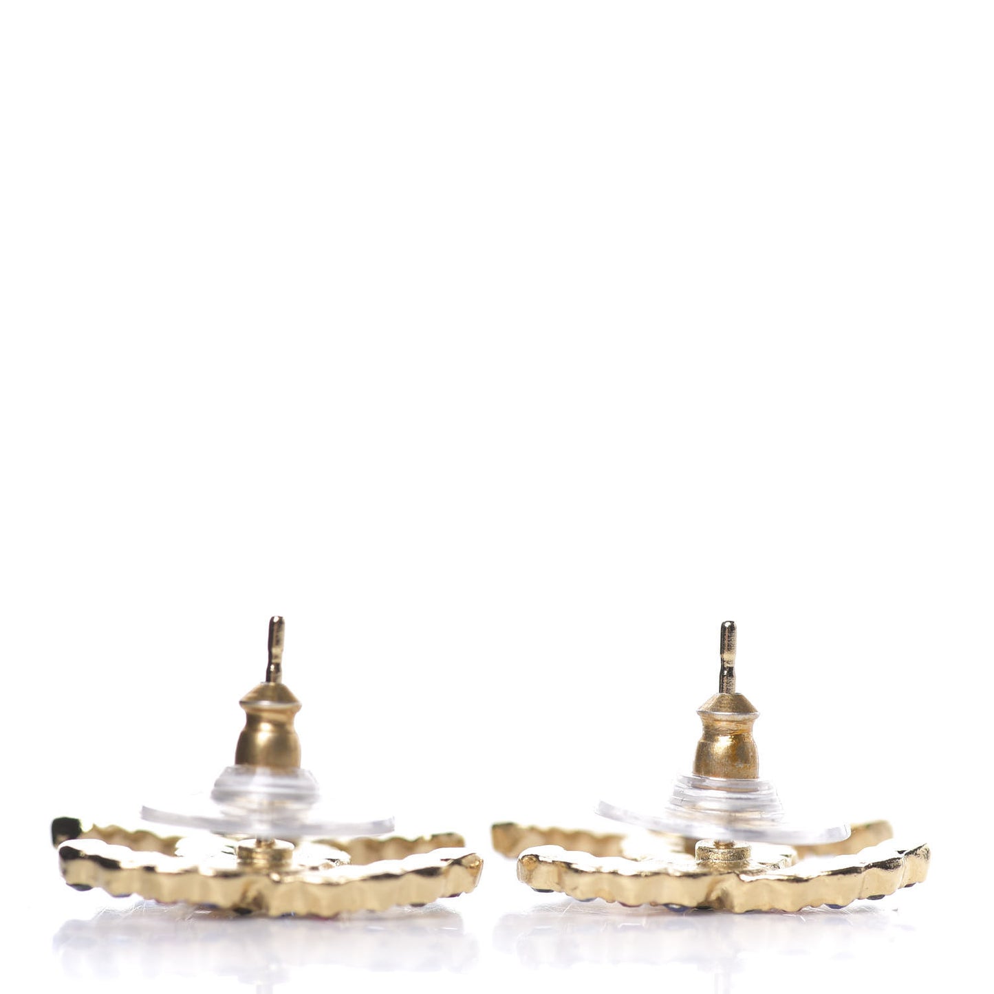 Crystal Over The Rainbow CC Earrings Gold Multicolor