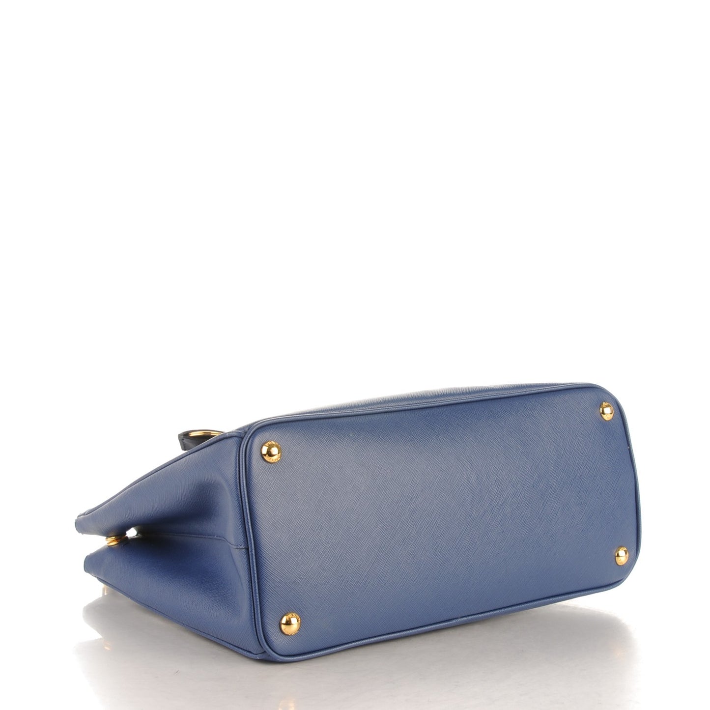 Saffiano Medium Galleria Double Zip Tote Bluette