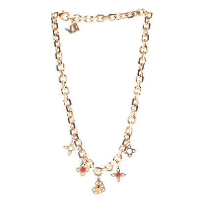 Louis Vuitton Monogram Hide and Seek Necklace Gold 3 of 6
