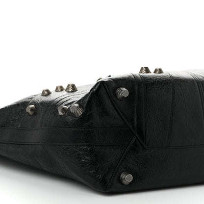 Balenciaga Agneau Arena Large Le Cagole Carry All Bag Black 9 of 10
