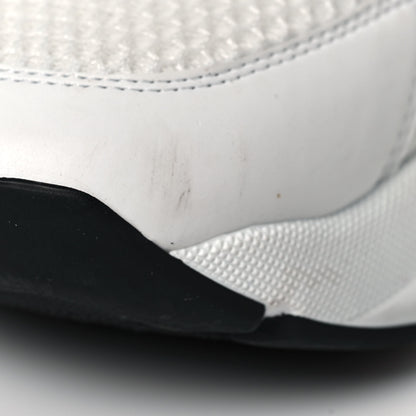 Christian Dior Technical Mesh Calfskin Mens B22 Sneakers 44 White Black Green 12 of 15