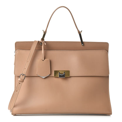 Balenciaga Calfskin Le Dix M Cartable Shoulder Bag Tomette 1 of 10