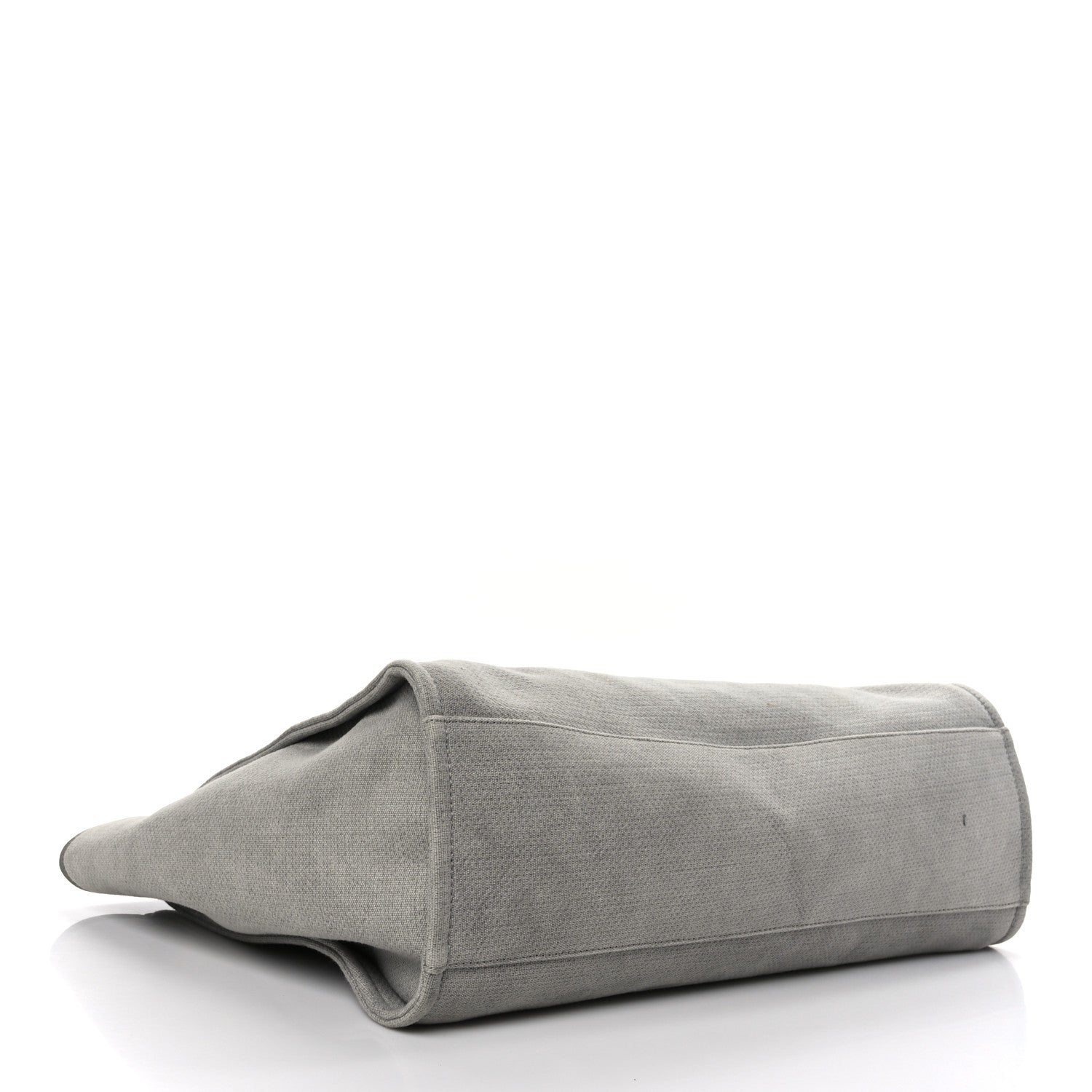 Chanel Canvas Extra Large Deauville Tote Grey 4 of 9