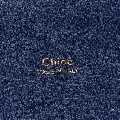 Chloe Calfskin Lizard Embossed Small Aby Day Shoulder Bag Captive Blue 6 of 10