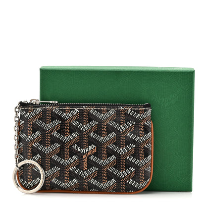 Goyard Goyardine Nano Senat Key Pouch Black Gold 8 of 8