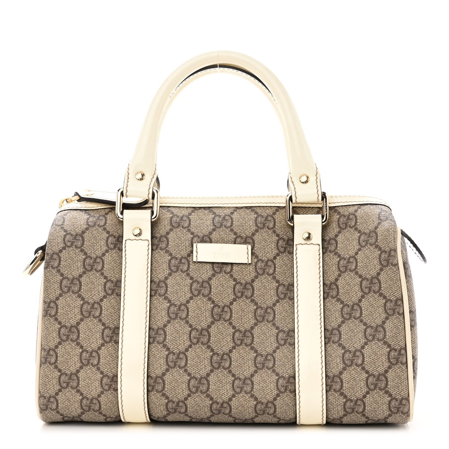 GG Plus Monogram Small Joy Boston White