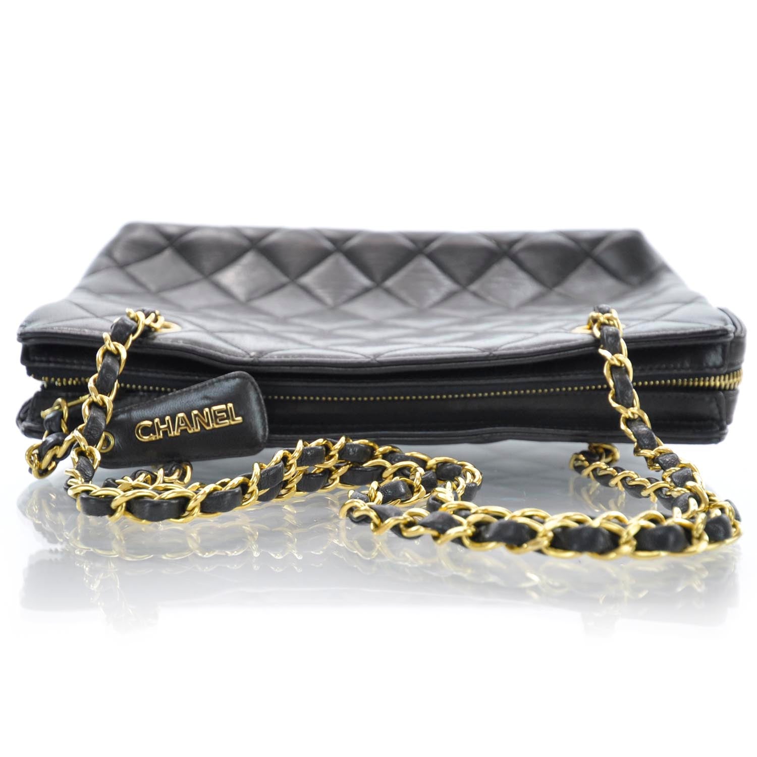 Chanel Lambskin Quilted Shoulder Bag 5 of 10