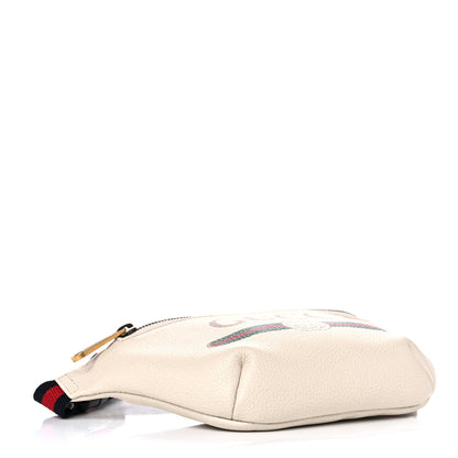 Gucci Grained Calfskin Small Logo Belt Bag White 4 of 12
