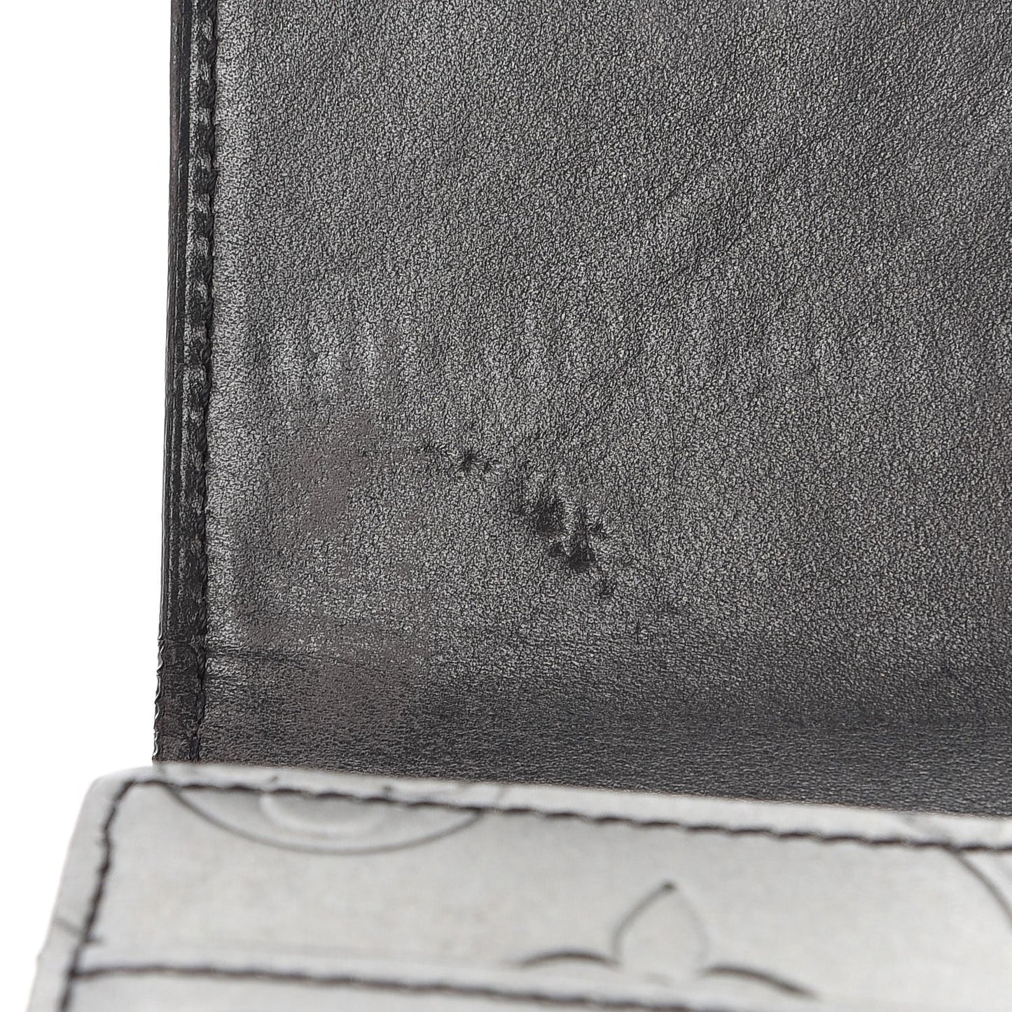 Mat Monogram Sarah Wallet Gris