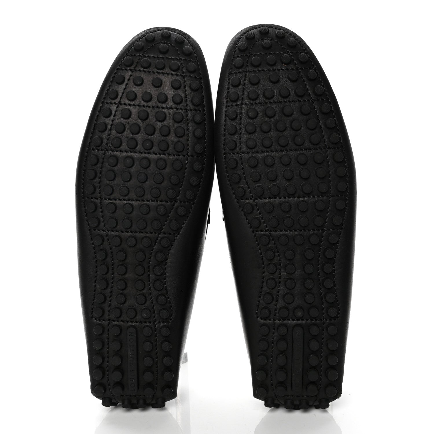 Louis Vuitton Calfskin Monogram Mens Monte Carlo Mocassin Loafers 10 Black 7 of 8
