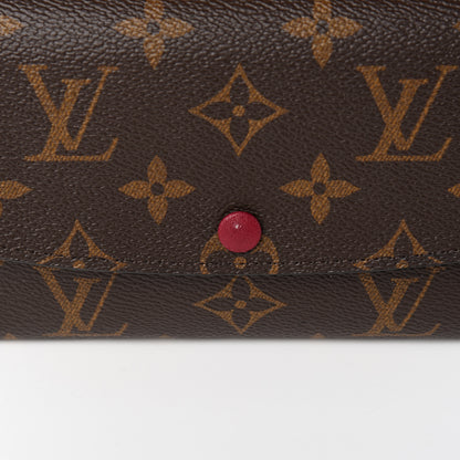 Louis Vuitton Monogram Emilie Wallet Fuchsia 7 of 8