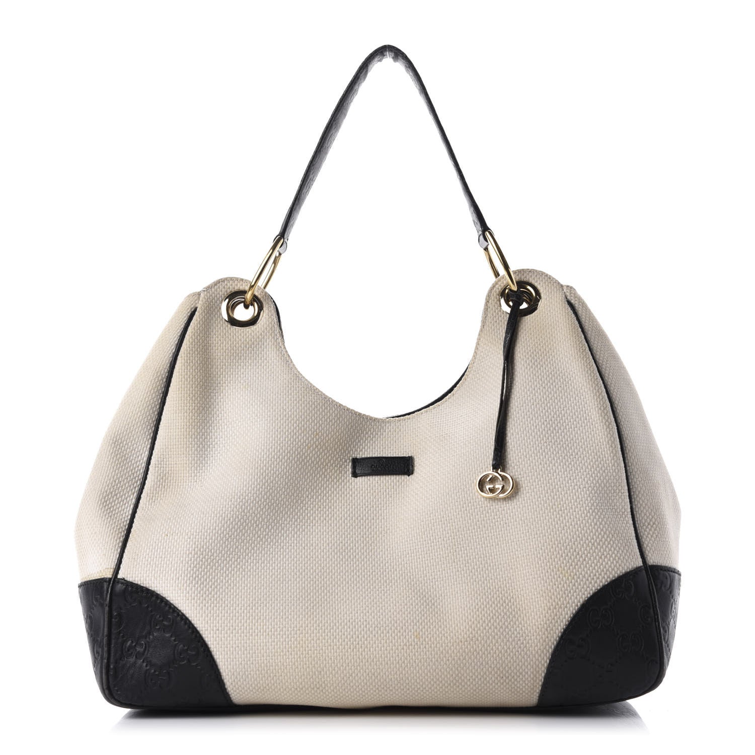 Gucci Canvas Guccissima Hobo Beige 1 of 12