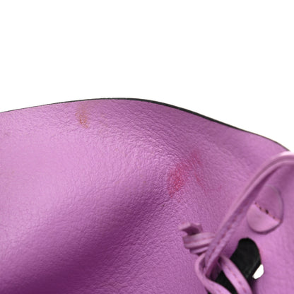 Balenciaga Veau Baltimore Double Sided Medium Everyday Tote Black Purple 10 of 16