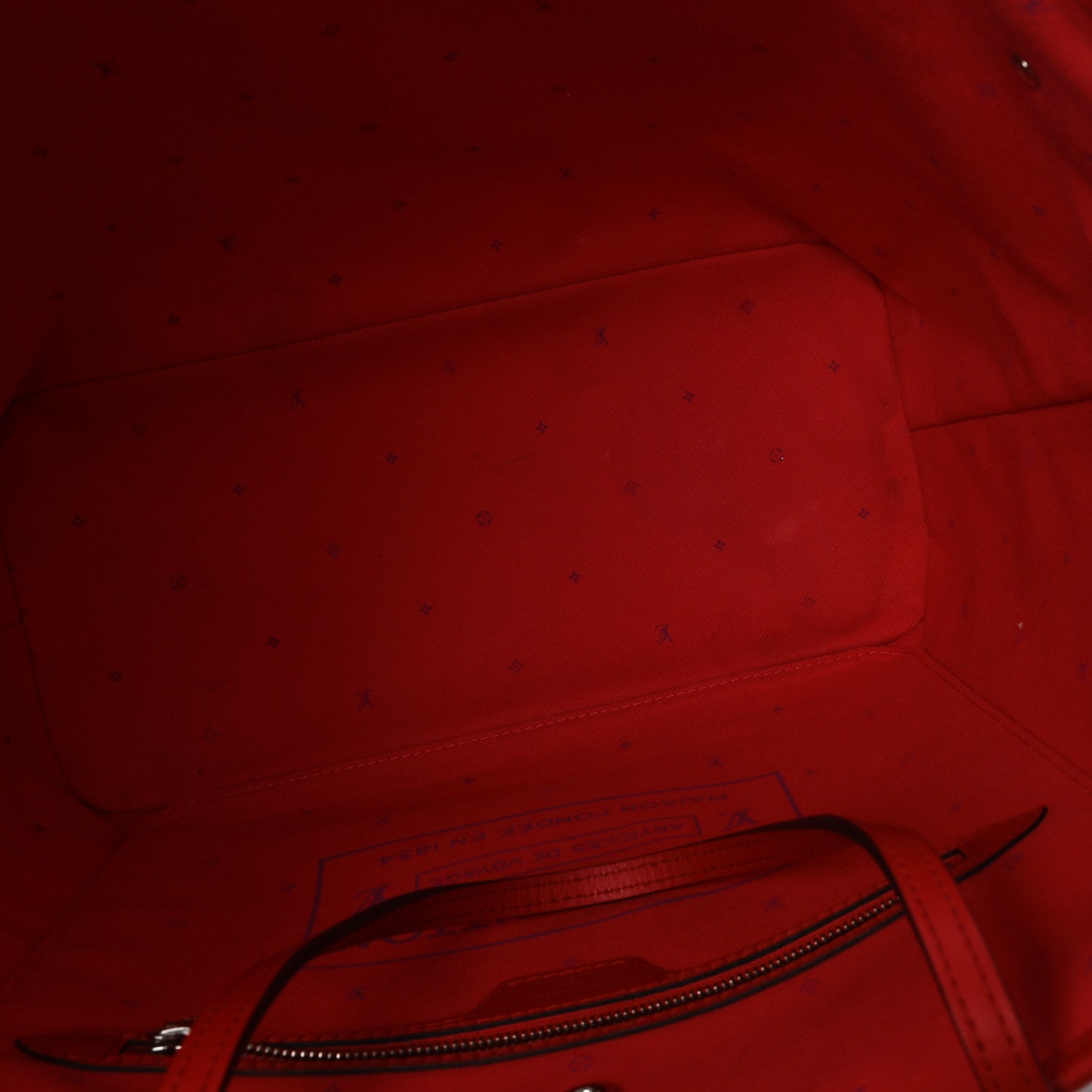 Louis Vuitton Monogram Escale Neverfull MM Rouge 5 of 12