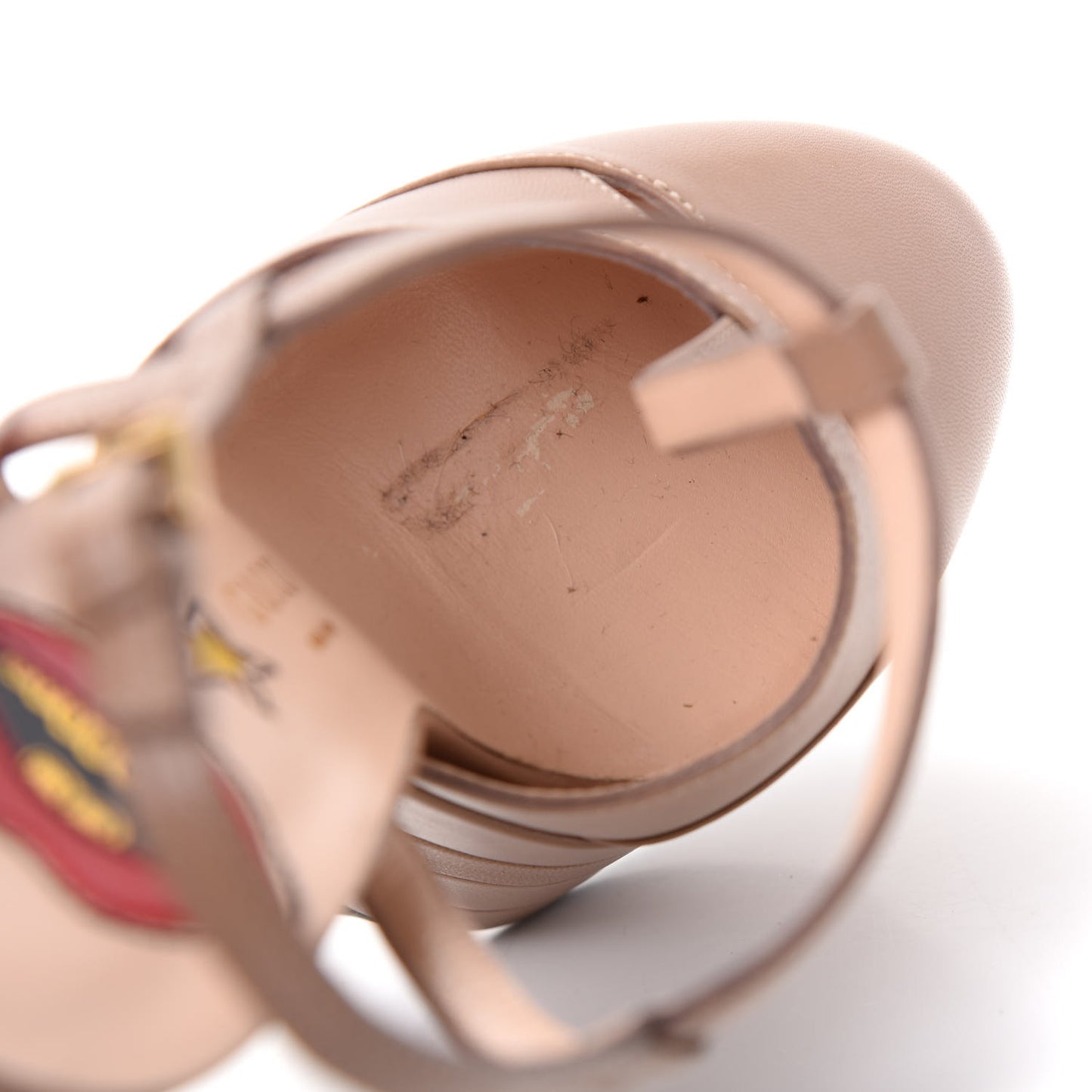 Malaga Kid Angel T-Strap Platform High Heel Pumps 35 Porcelain Rose