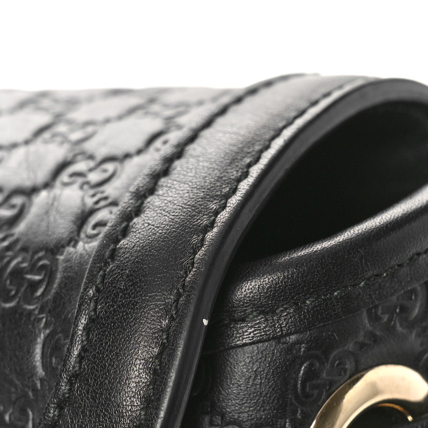 Microguccissima Drawstring Backpack Black