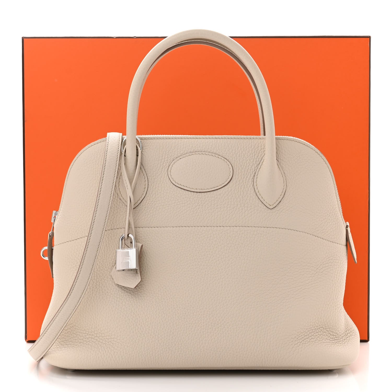 Hermes Taurillon Clemence Bolide 31 Craie 11 of 11