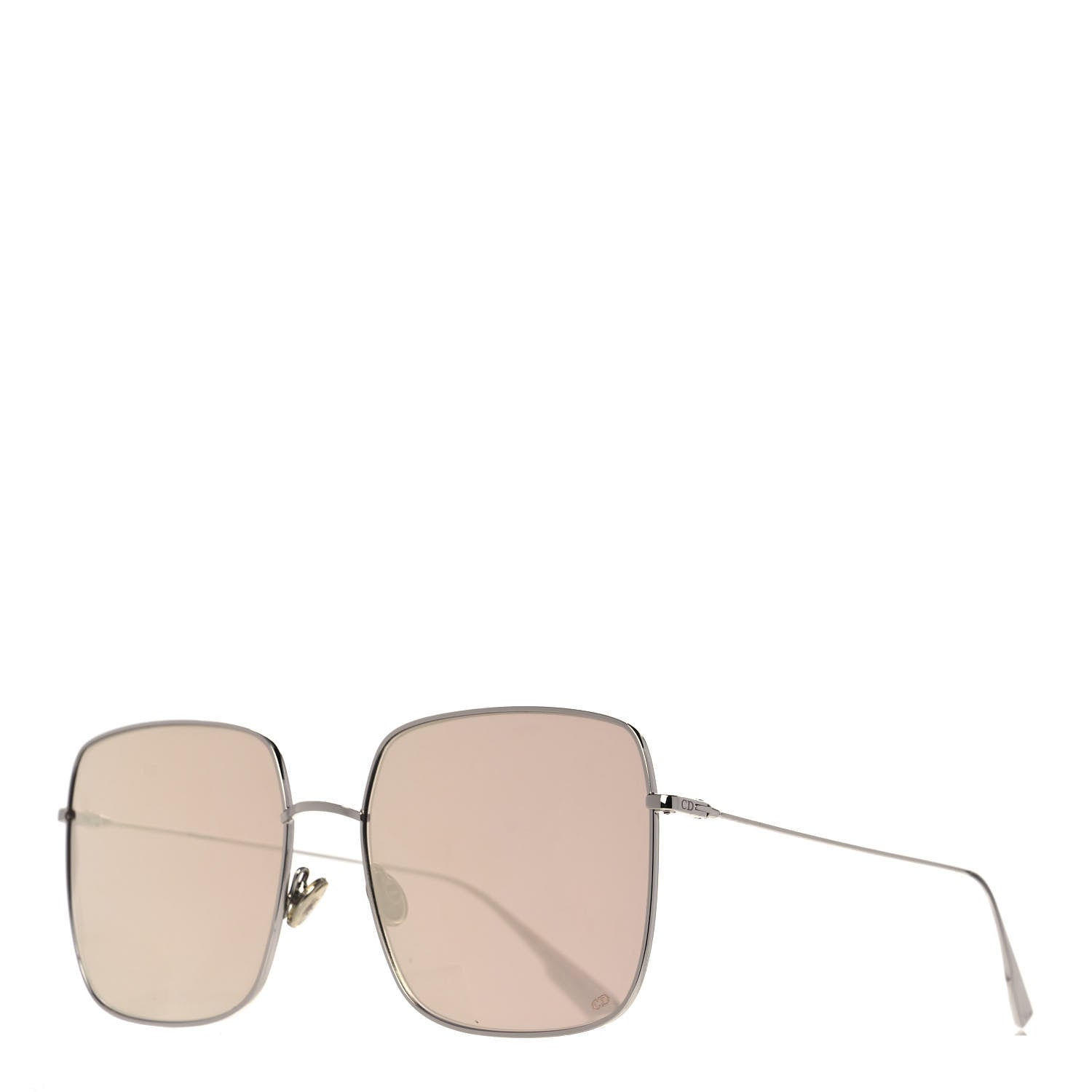 Christian Dior Metal Stellaire 1 Square Sunglasses Gold 1 of 10