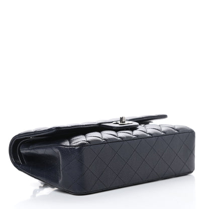 Chanel Caviar Quilted Medium Double Flap Navy 4 of 12