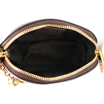 Gucci GG Supreme Monogram Web Ophidia Dome Key Pouch Beige New Acero 5 of 8