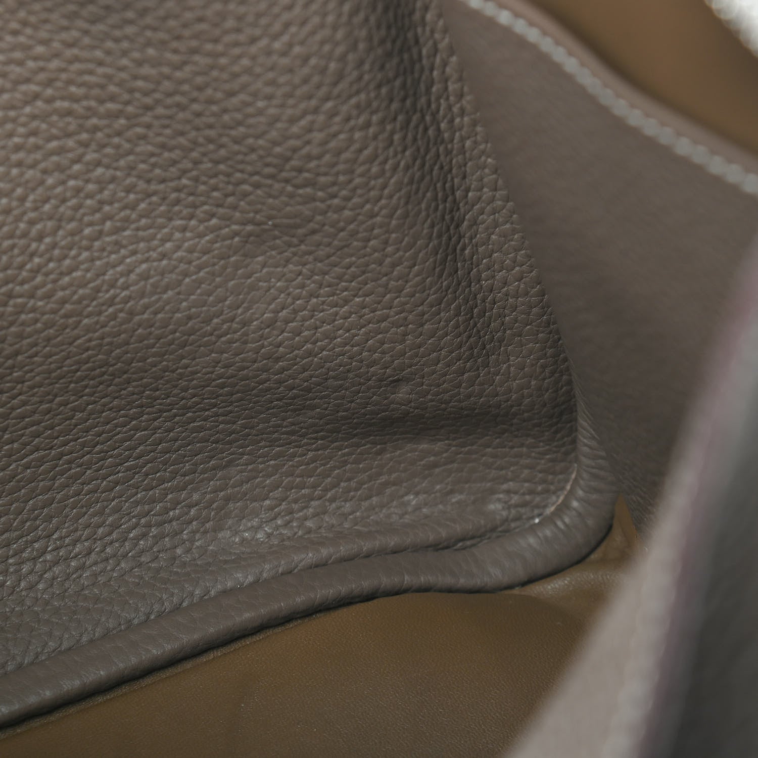 Hermes Taurillon Clemence Lindy 30 Etoupe 10 of 10