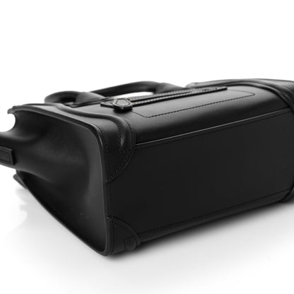 Celine Smooth Calfskin Nano Luggage Black 8 of 8