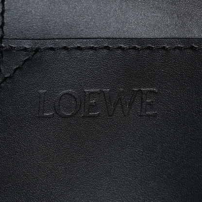 Loewe Raffia Large Paula's Ibiza Logo Tote Black White 6 of 9
