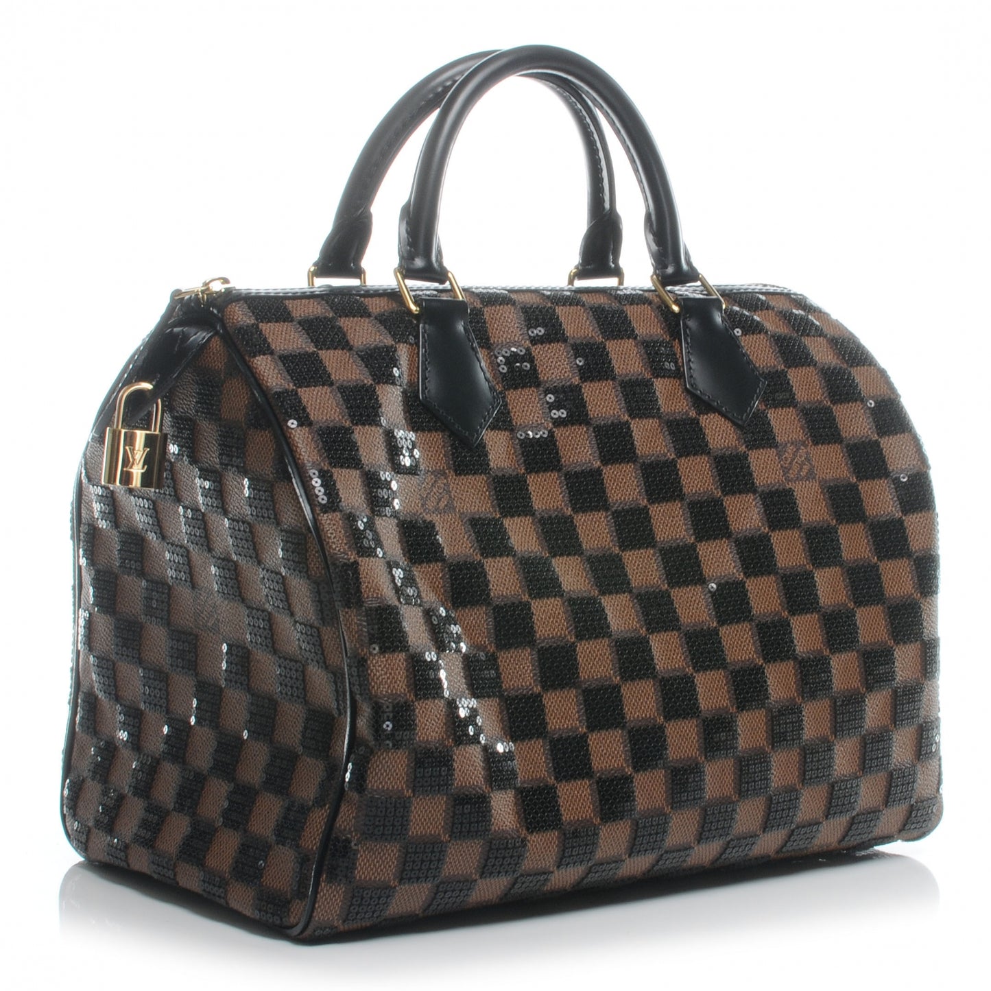 Damier Paillettes Speedy 30 Black