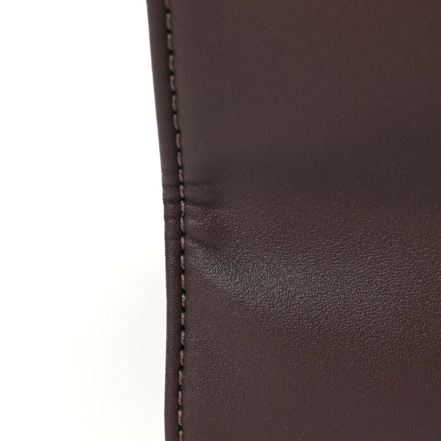 Vegan Leather Medium Shopping Bag Chocolate