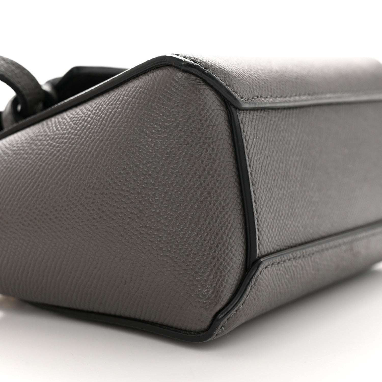 Celine Grained Calfskin Nano Belt Bag Grey 8 of 14