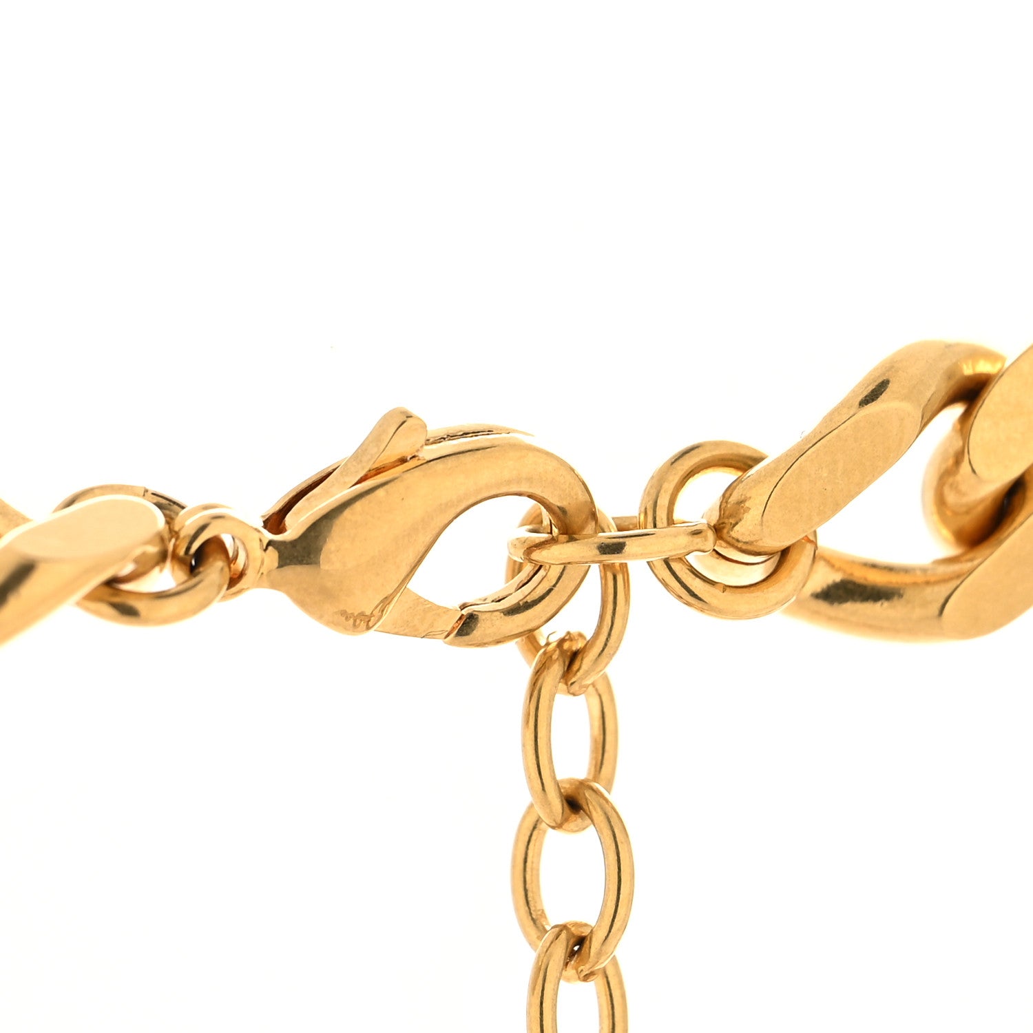 Christian Dior Metal CD Spikes Choker Necklace Gold 1156714