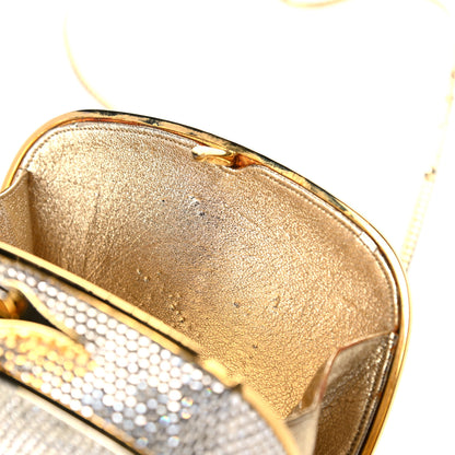Judith Leiber Swarovski Crystal Floral Miniaudiere Clutch 12 of 21