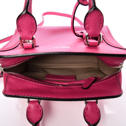 Alexander McQueen Grainy Calfskin Mini Padlock Zip Satchel Pink 5 of 7